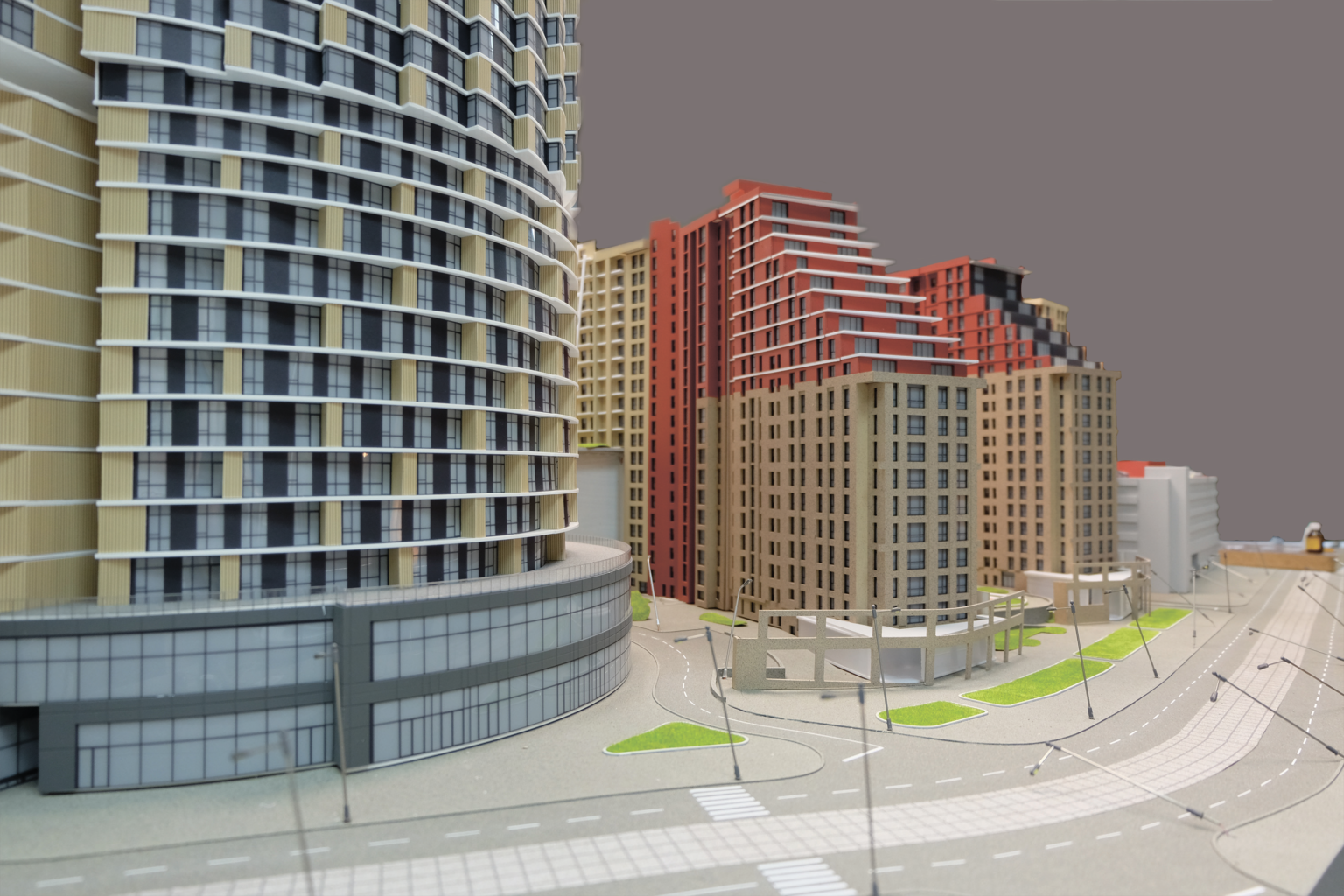 ЖК "Миракс" масштаб 1:150