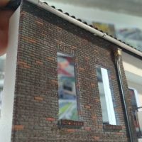 модель стены в М1:87